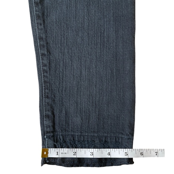CURRENT/ELLIOTT The Roller Black Denim Jeans Low Rise Slightly Relaxed - Size 27 - Picture 10 of 11